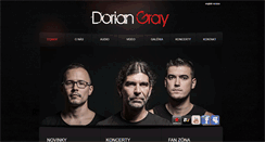 Desktop Screenshot of doriangrayband.com